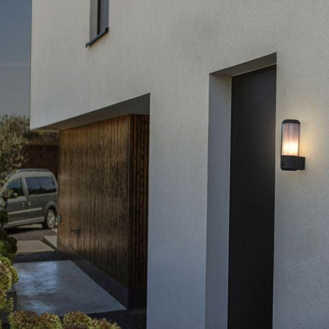 Lutec Heros Motion Sensor Outdoor Wall Light - Dark Grey 5288202118 - outside wall