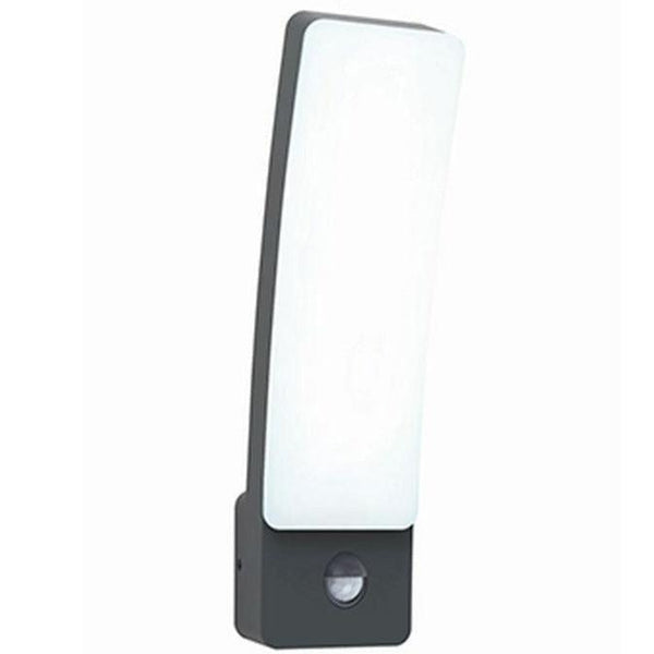 Lutec Kira Outdoor LED Grey Wall Light - PIR Sensor 5288903118