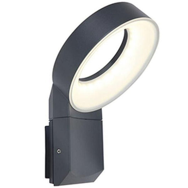 Lutec Meridian Outdoor Integrated LED Wall Light In Dark Grey 5616302118