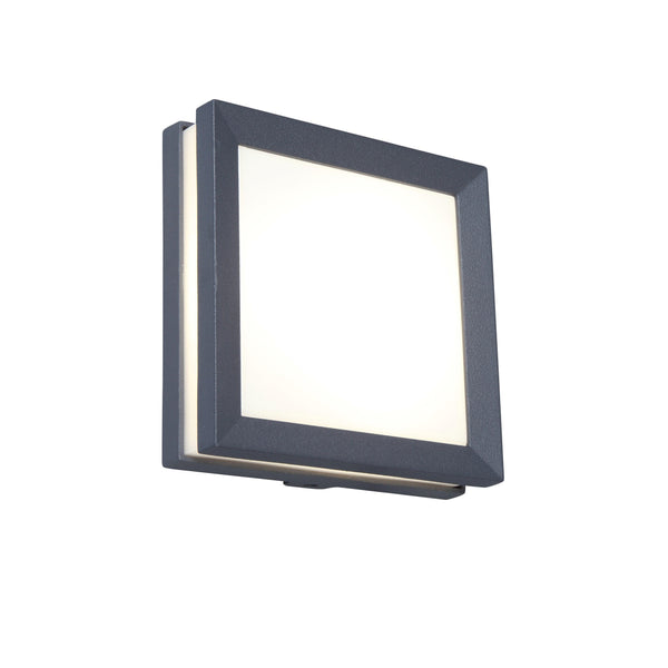 Lutec Seine Integrated LED Wall or Ceiling Light - Dark Grey 6334202118