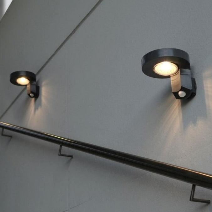 Lutec Diso LED Solar Wall Light - Dark Grey 6906702335