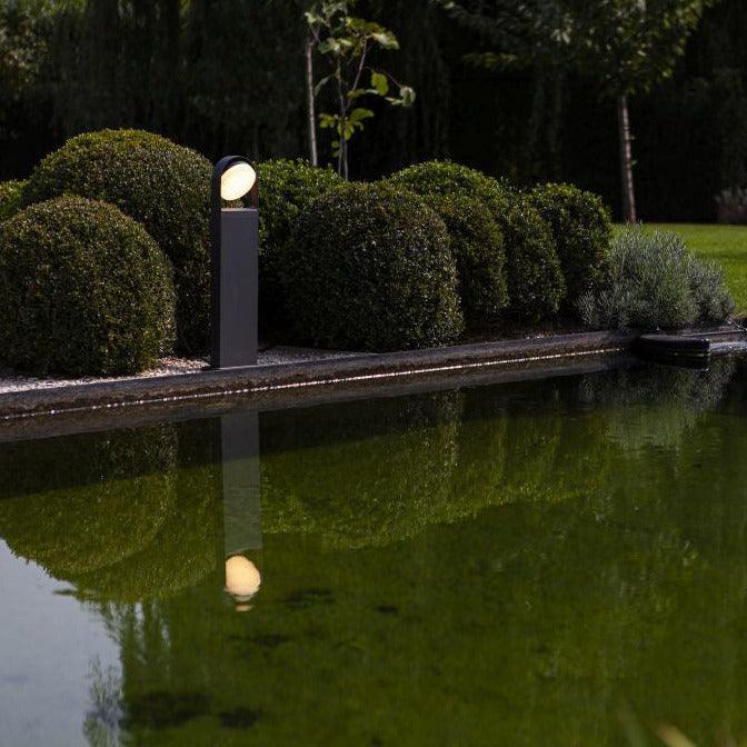 Lutec Fele Outdoor LED Bollard Light - Grey 7196301118