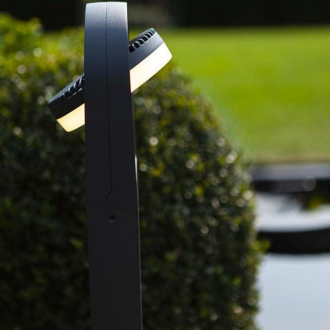 Lutec Fele Outdoor LED Bollard Light - Grey 7196301118