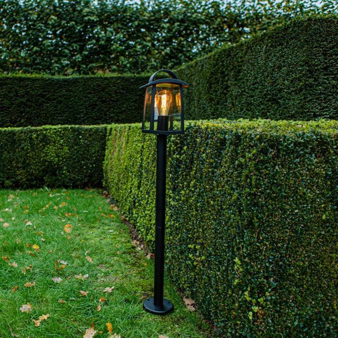 Lutec Kelsey Outdoor Bollard Pathway Light - Black 7273605012
