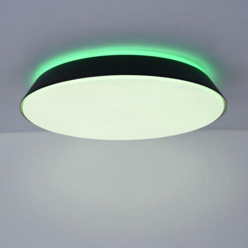 Lutec Painter LED Grey Flush Ceiling Light