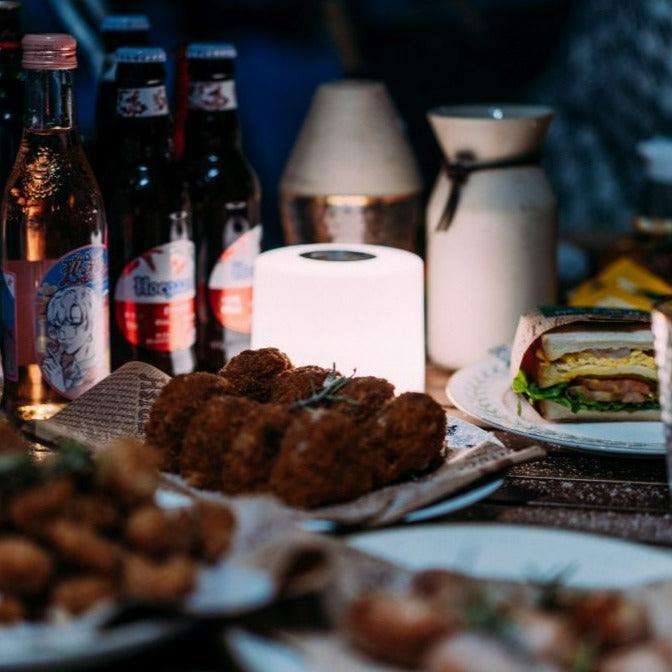 Lutec Noma LED Indoor & Outdoor Portable Light - White 8506204331