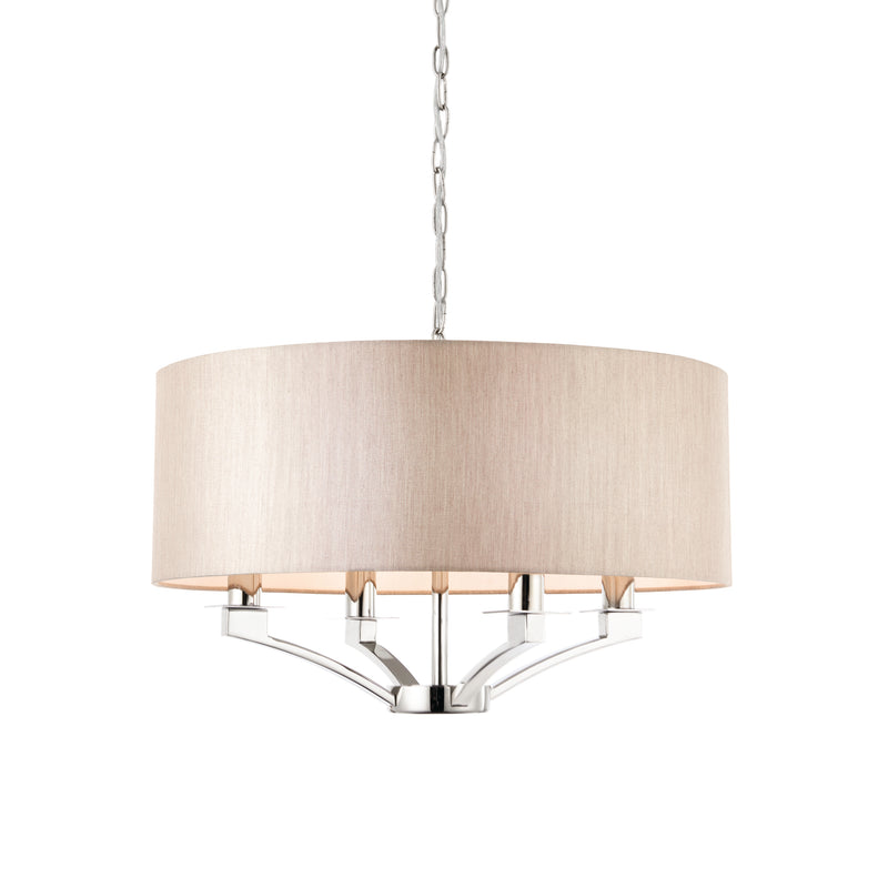 Vienna Polished Nickel 4 Light Ceiling Pendant Ceiling