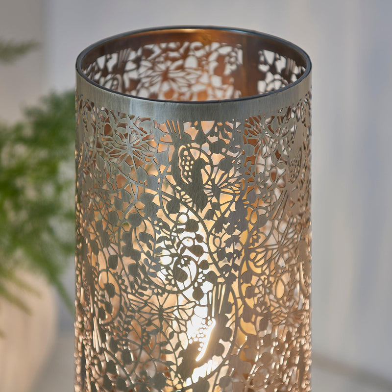 Endon Secret Garden Antique Brass Table Lamp 70102 - Shade Detail