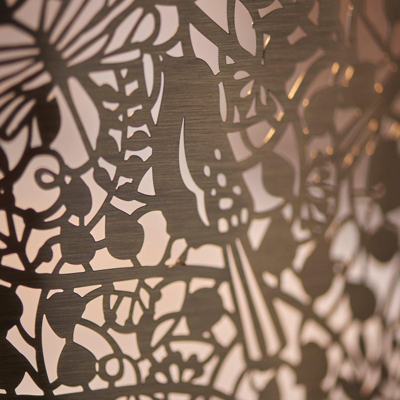 Secret Garden Antique Brass Non Electric Ceiling Pendant Ceiling Lamp Shade 70103 - Metalwork Detail