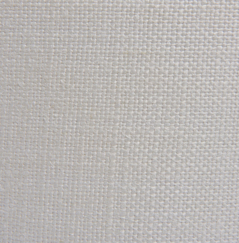 Endon OBI 1 Light Vintage White Linen Wall Light - Shade Fabric Detail