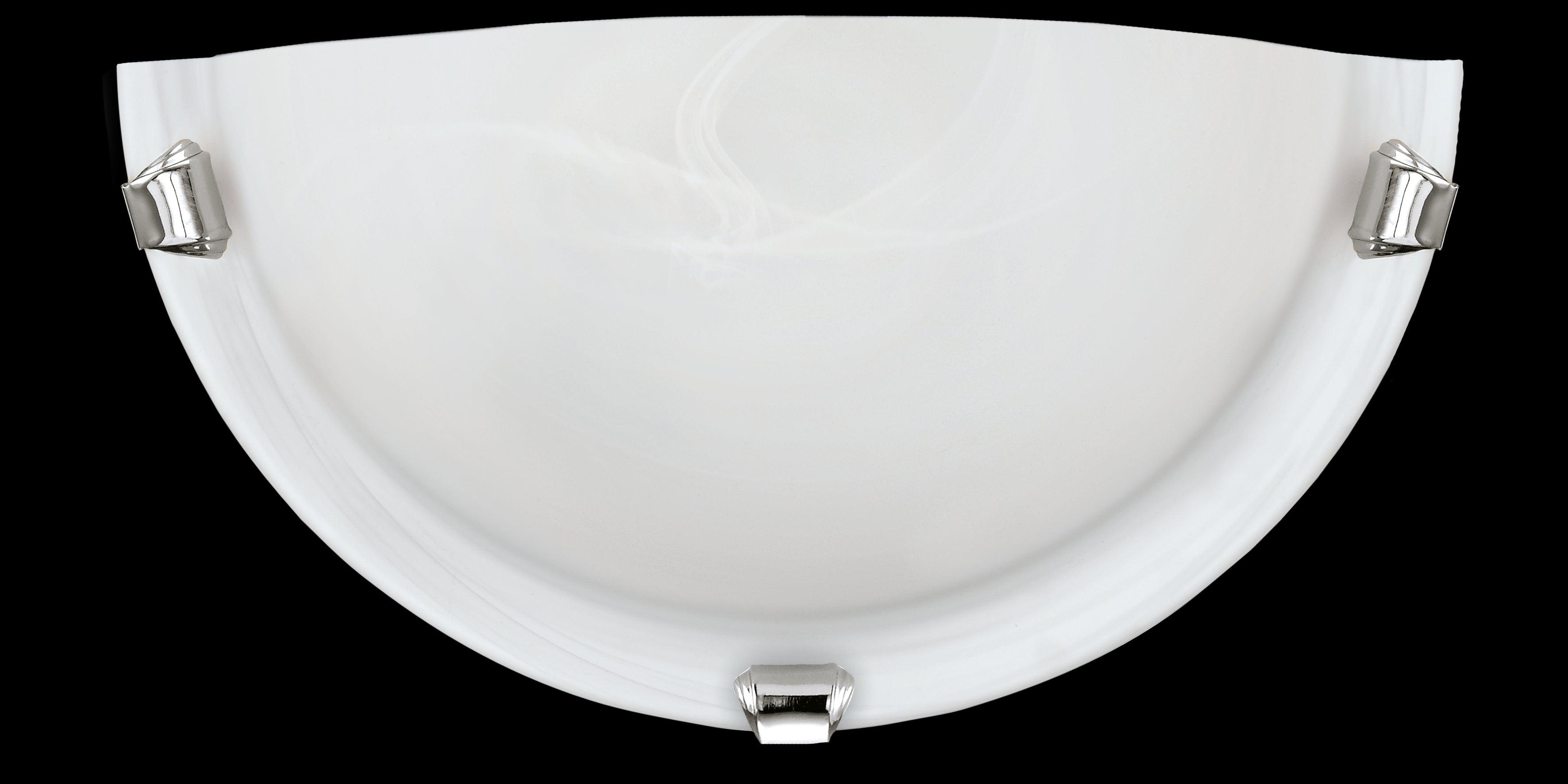 eglo salome alabaster glass wall light living room image