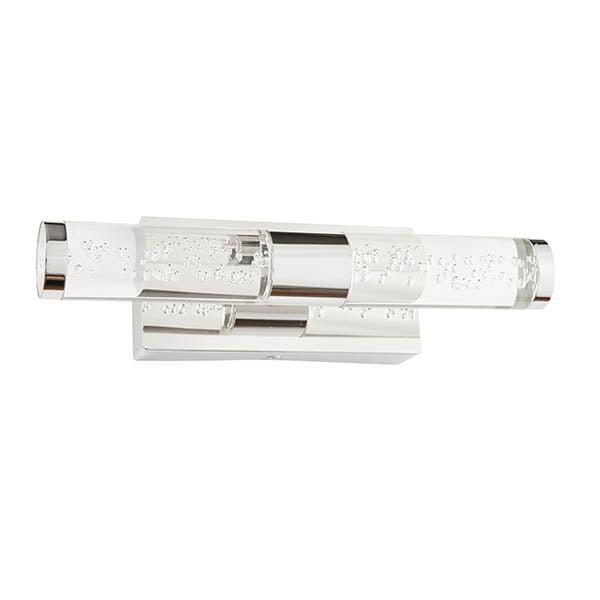 Essence 2 Light LED Chrome & Acrylic Bathroom Wall Light-warehouse-180926