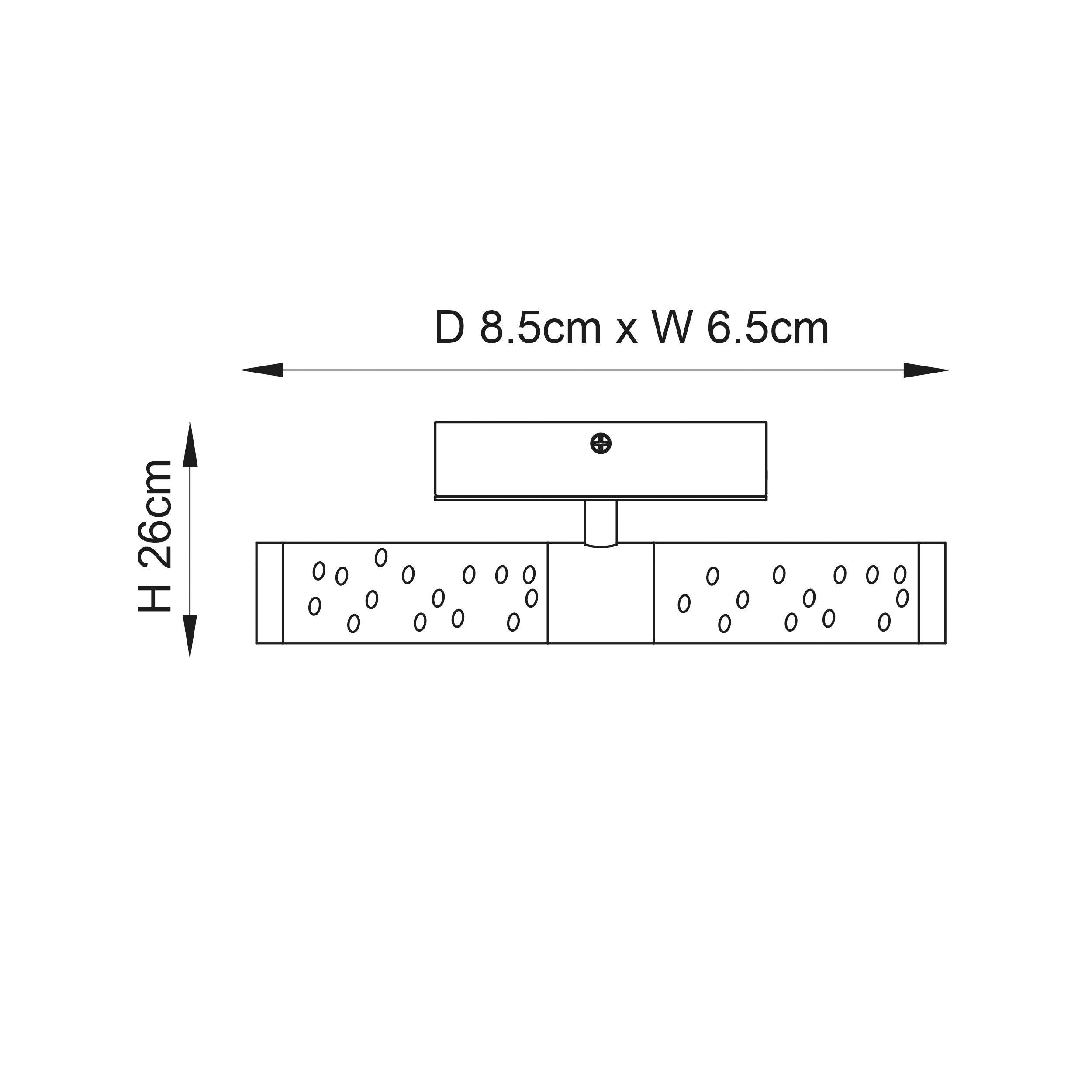 Essence 2 Light LED Chrome & Acrylic Bathroom Wall Light-WAREHOUSE-40-100226
