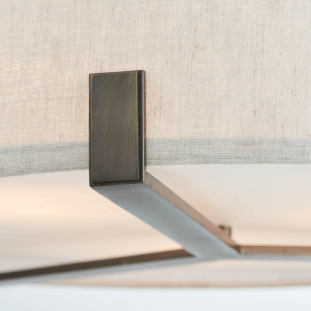 Endon Hayfield 3 Light Brushed Bronze Pendant Ceiling Light-OPEN-BOX-50-270826