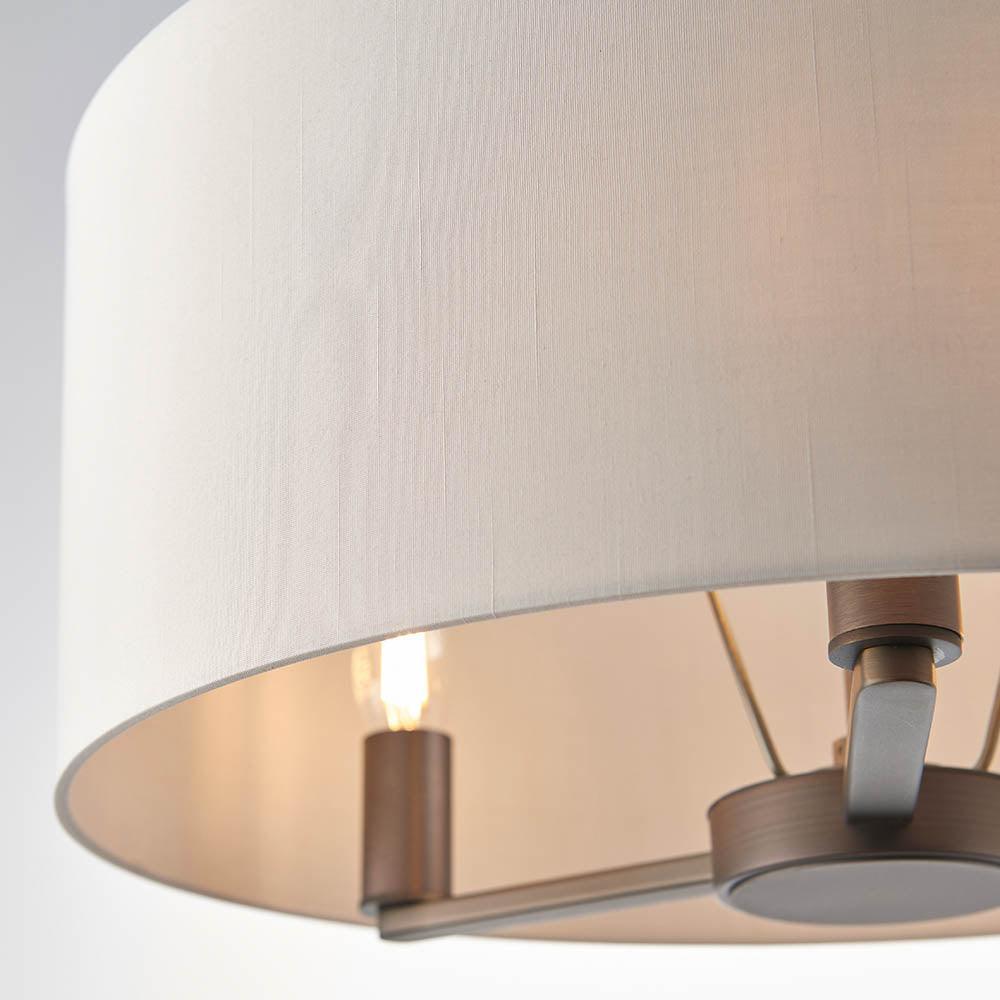 Endon Daley 3 Light Bronze Finish Ceiling Pendant-WAREHOUSE-40-290626
