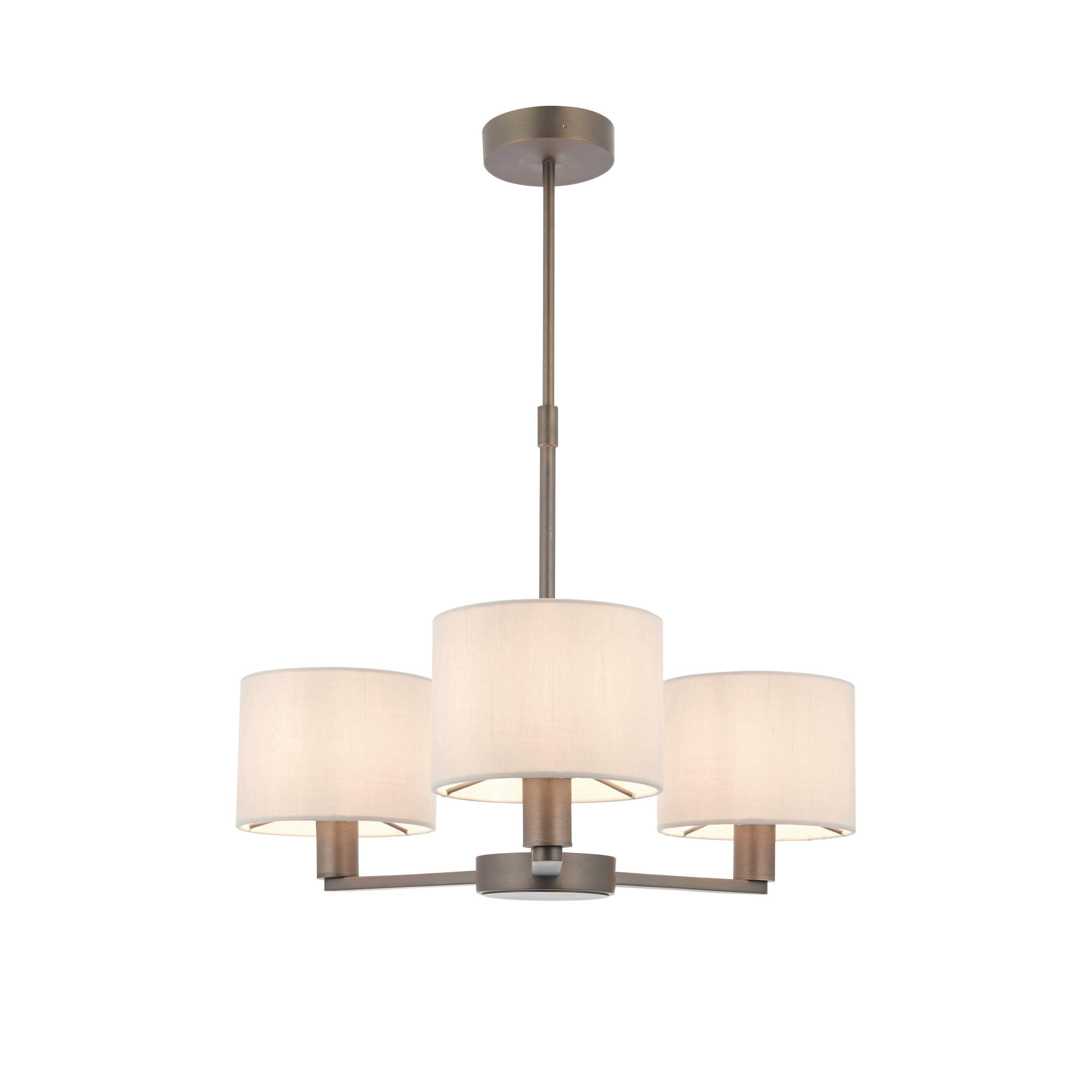 Endon Daley 3 Light Large Bronze Finish Ceiling Pendant-warehouse-40
