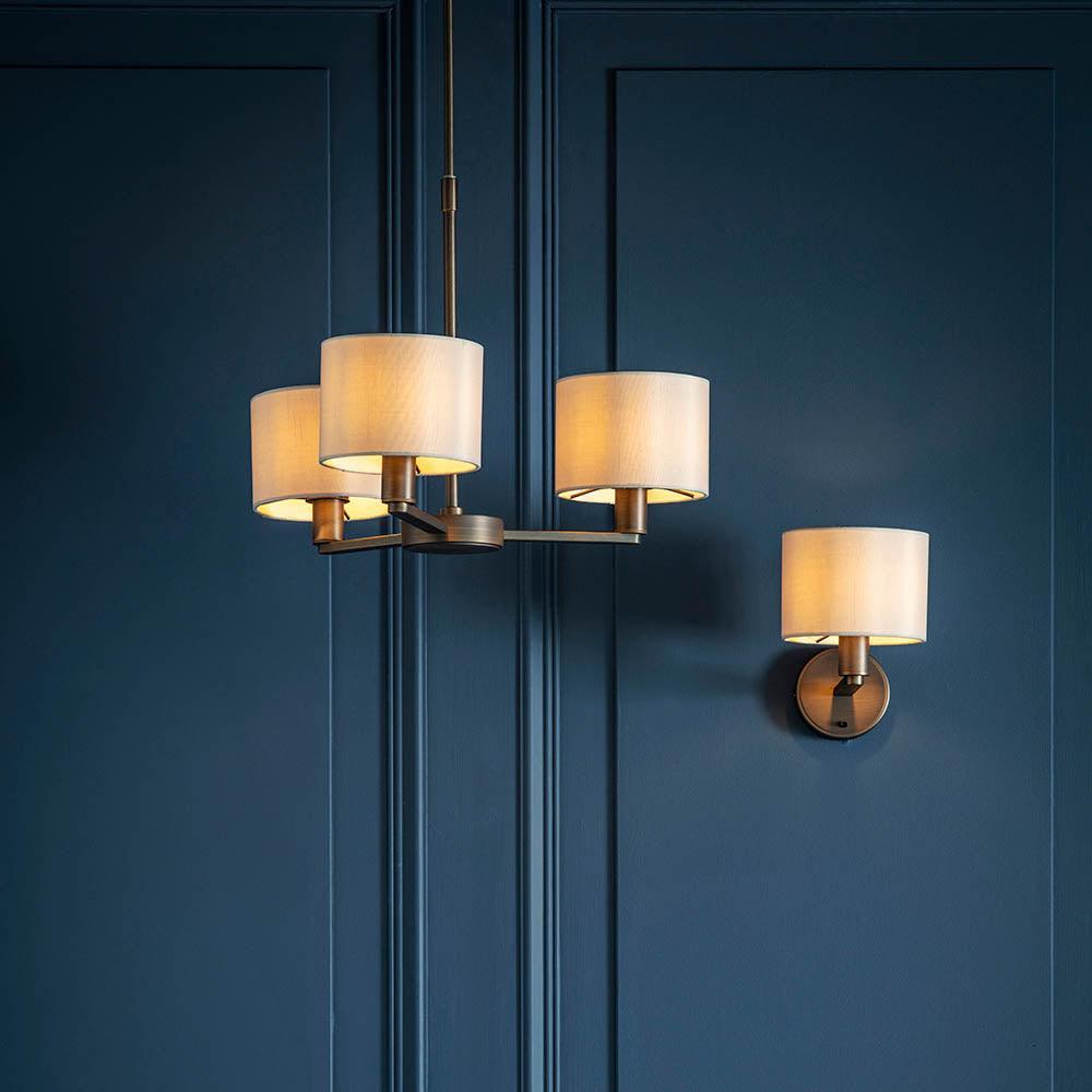 Endon Daley 3 Light Large Bronze Finish Ceiling Pendant-warehouse-180926