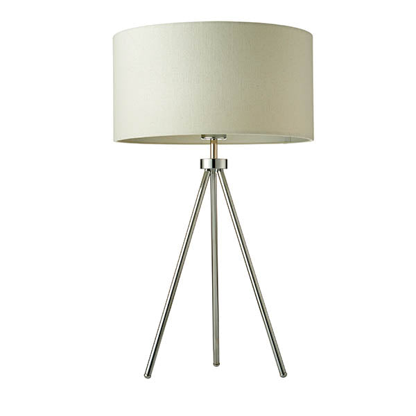 Endon Tri 1 Light Chrome Table Lamp