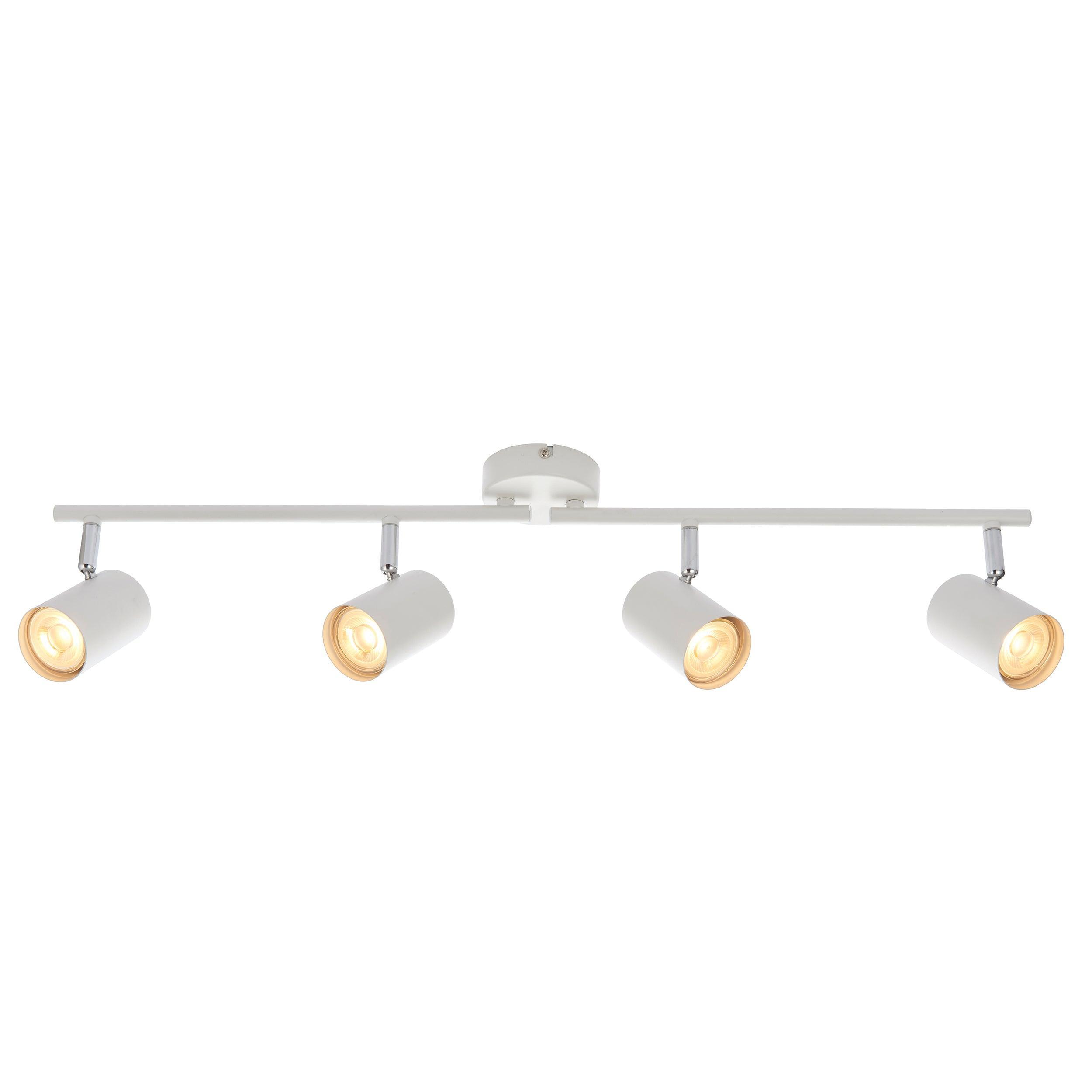 Arezzo 4 Light White Bar SpotLight 7W-clearance