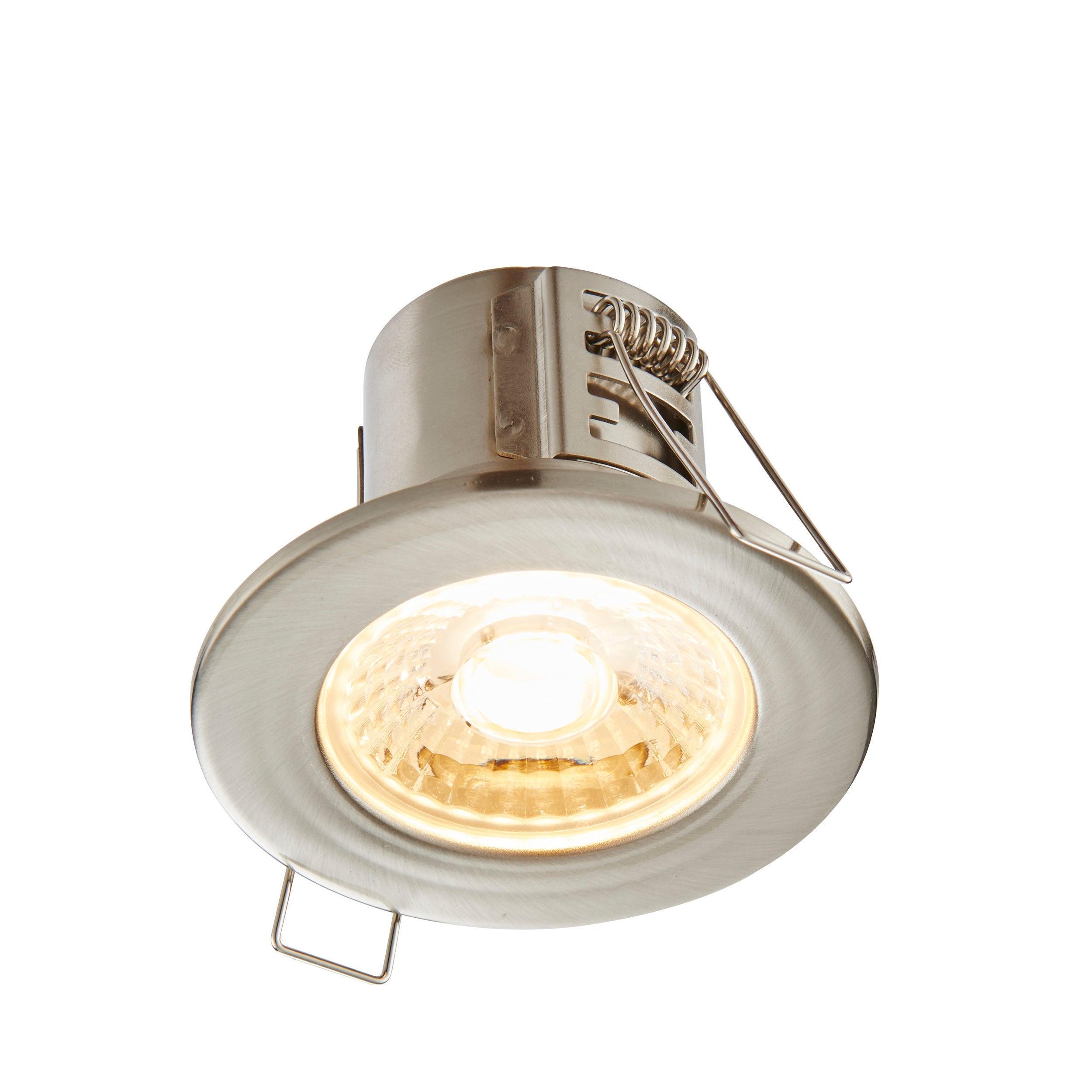 ShieldECO 500 Warm White NIckel Recessed Ceiling Light IP65 4W-clearance
