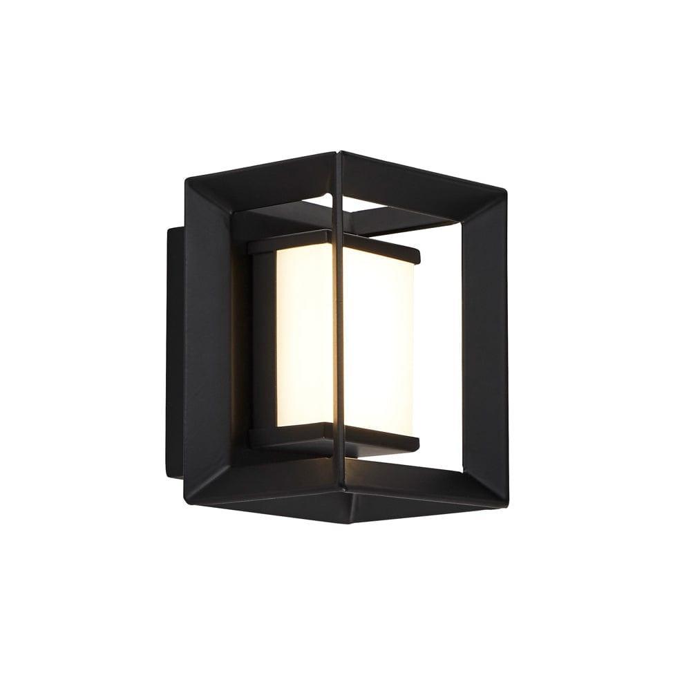 Chaplin Rectangular LED Black Bathroom Wall Light-warehouse-180926