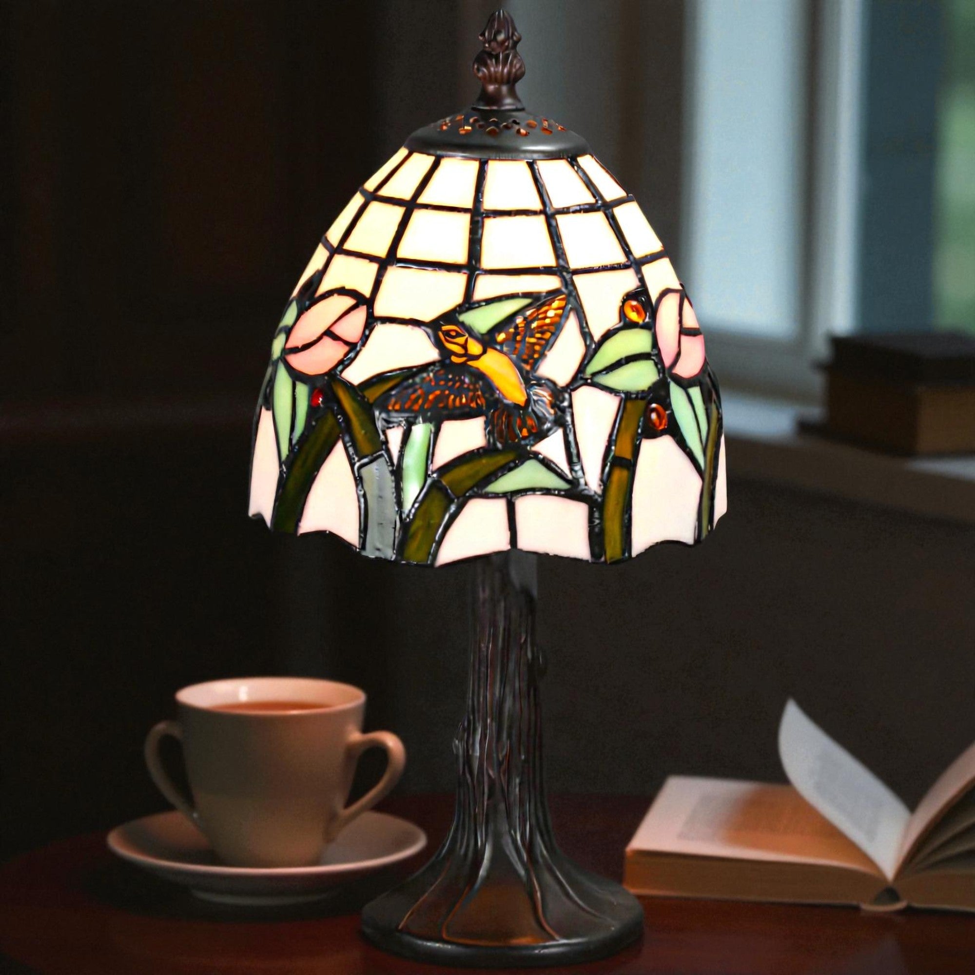 Minster Ledbury Mini Tiffany 15cm Table Lamp