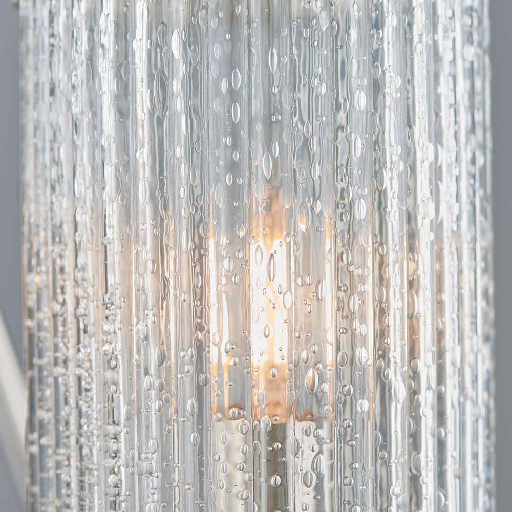 Endon Easton 3 Light Nickel Semi Flush Ceiling Light-OPEN-BOX-50-200826