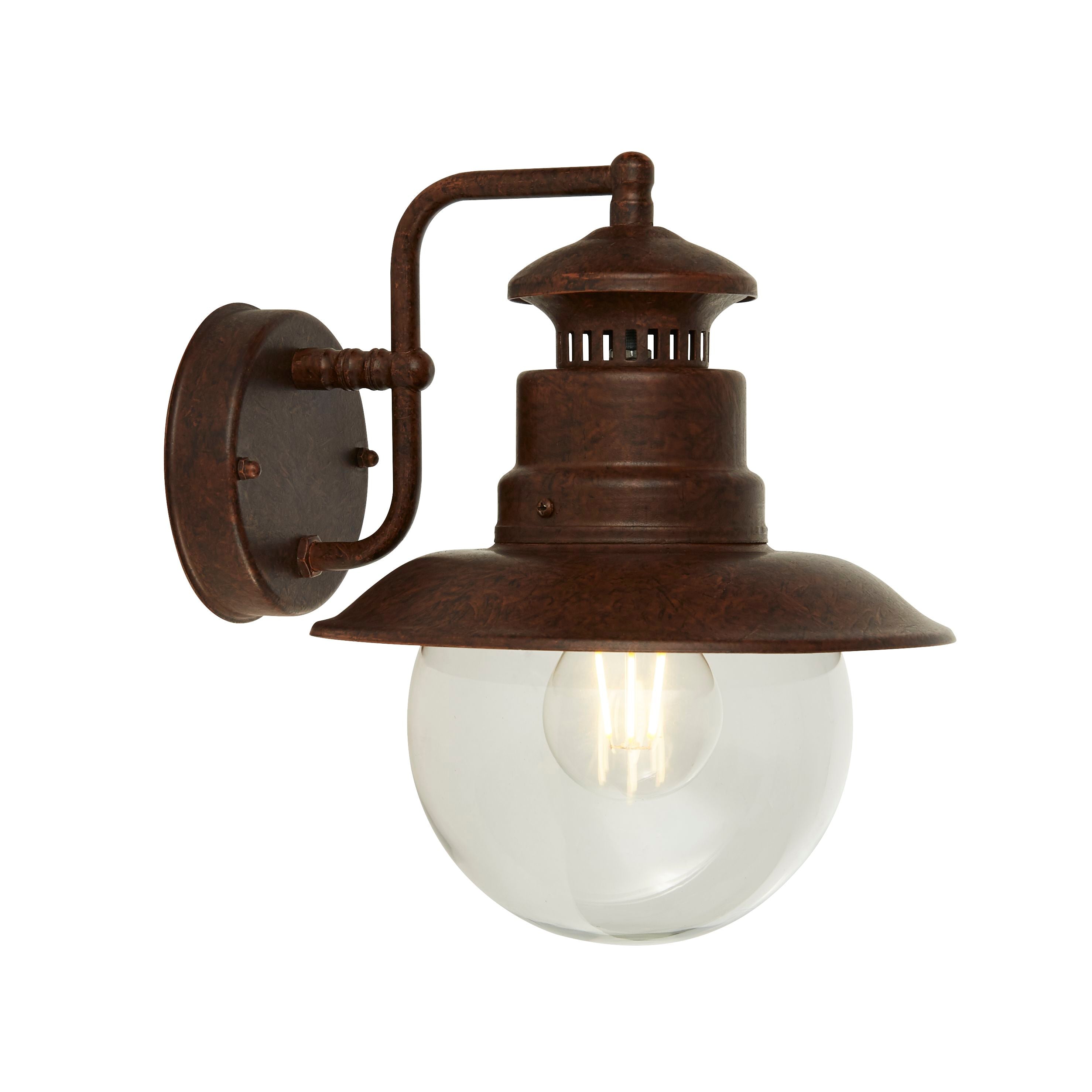 Searchlight Station Brown IP44 Outdoor Wall Lights