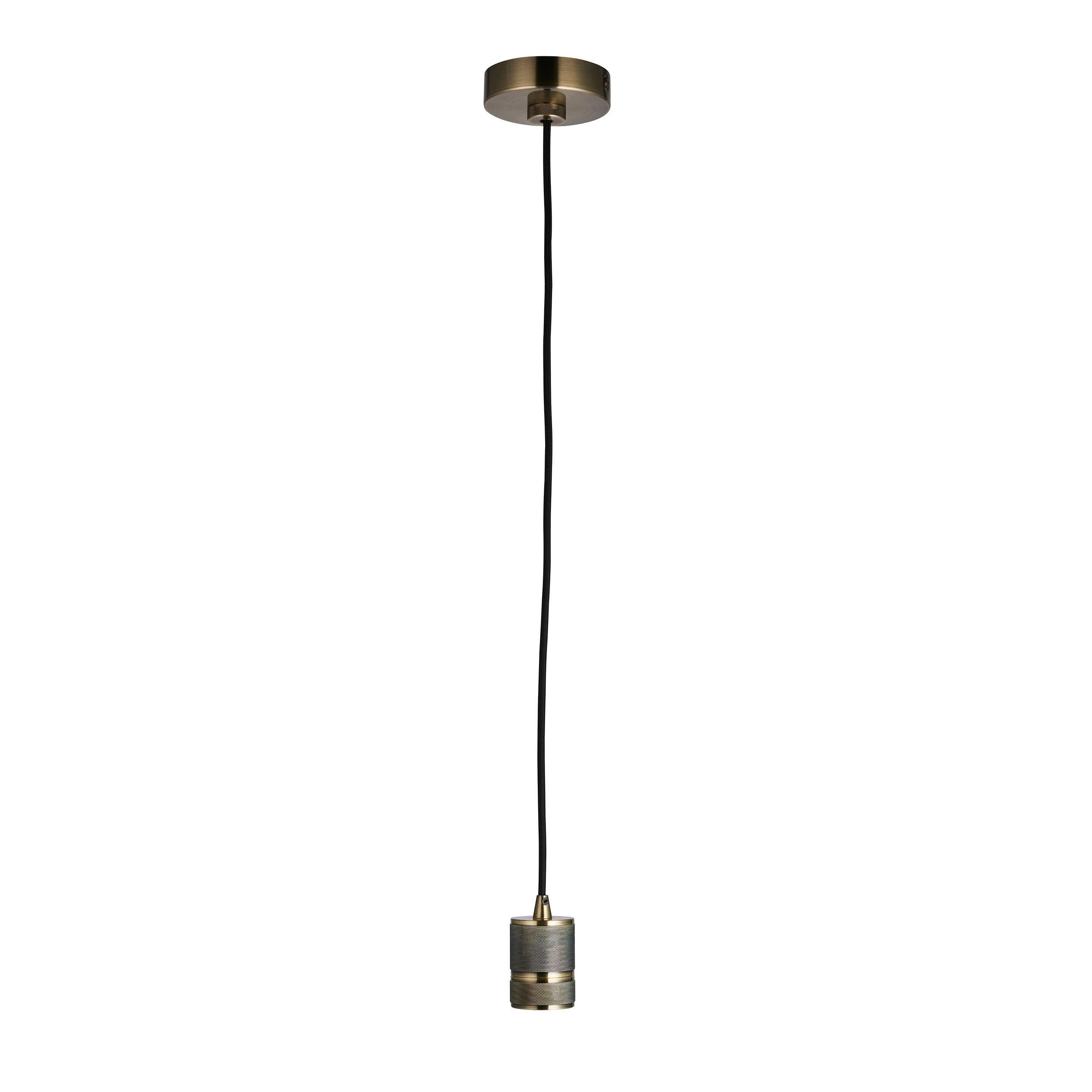 Endon Urban 1 Light Brass Ceiling Pendant-warehouse-40