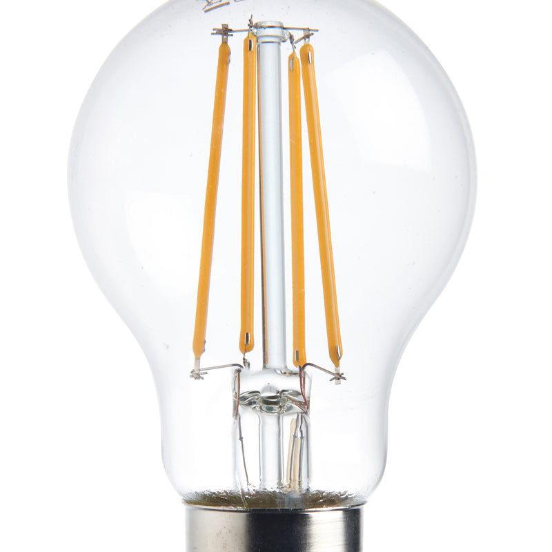 B22 Warm White LED filament Lamp Bulb GLS Dimmable 8W