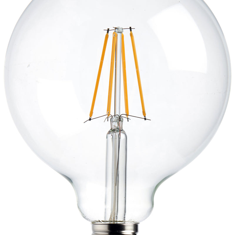 E27 LED Filament Globe Dimmable Lamp Bulb 125mm 7W