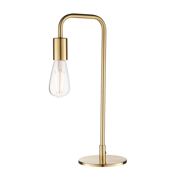 Endon Rubens 1 Light Brass Table Lamp 77117
