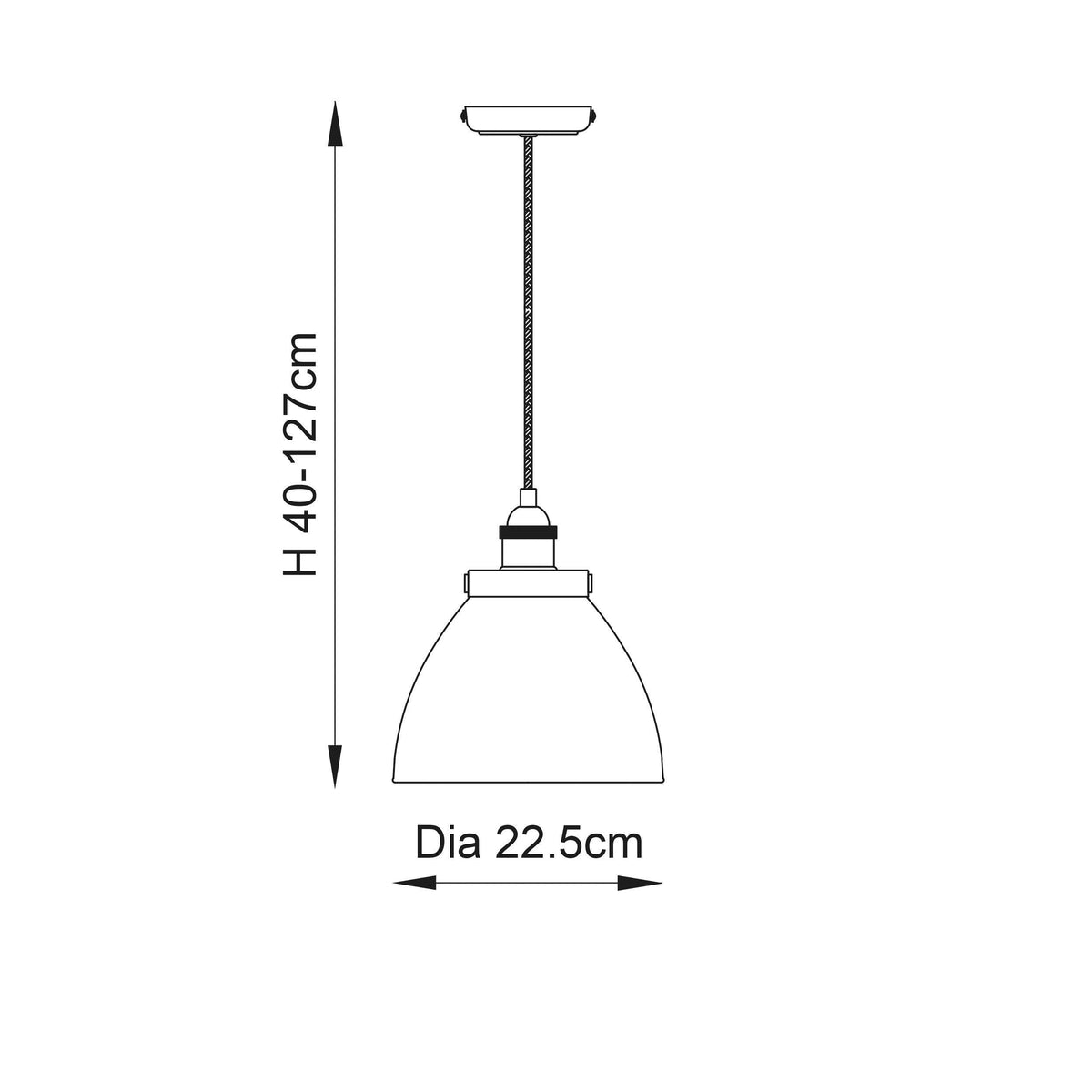 Hansen Brass Pendant Ceiling Light-OB-180926