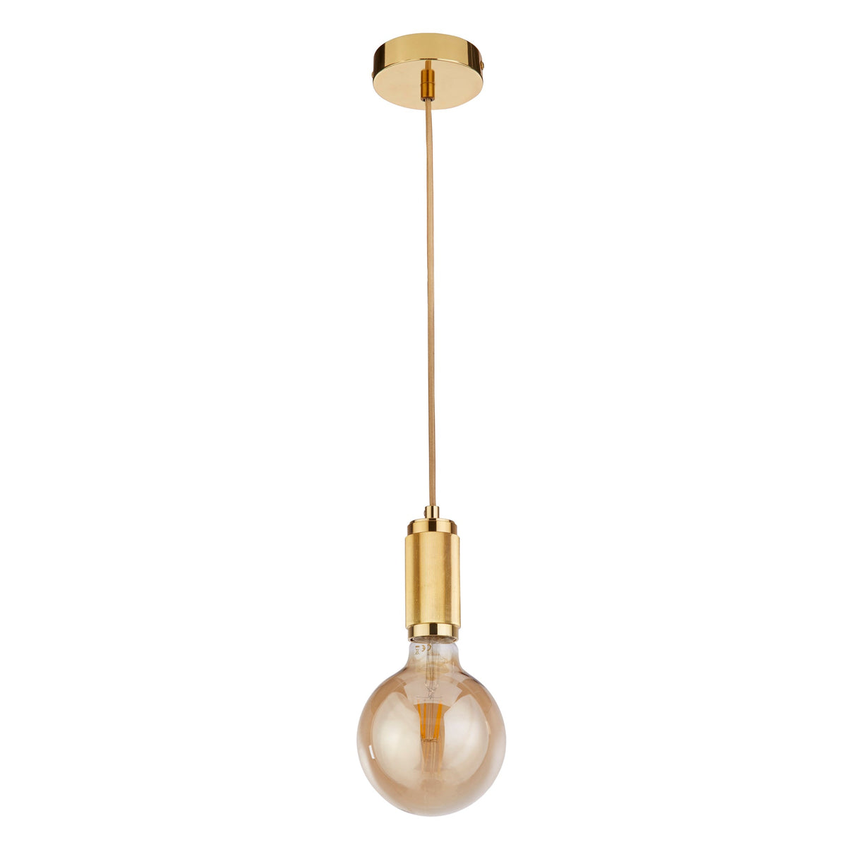 Searchlight Gold Suspension Cable With Braided Cable-warehouse-180926