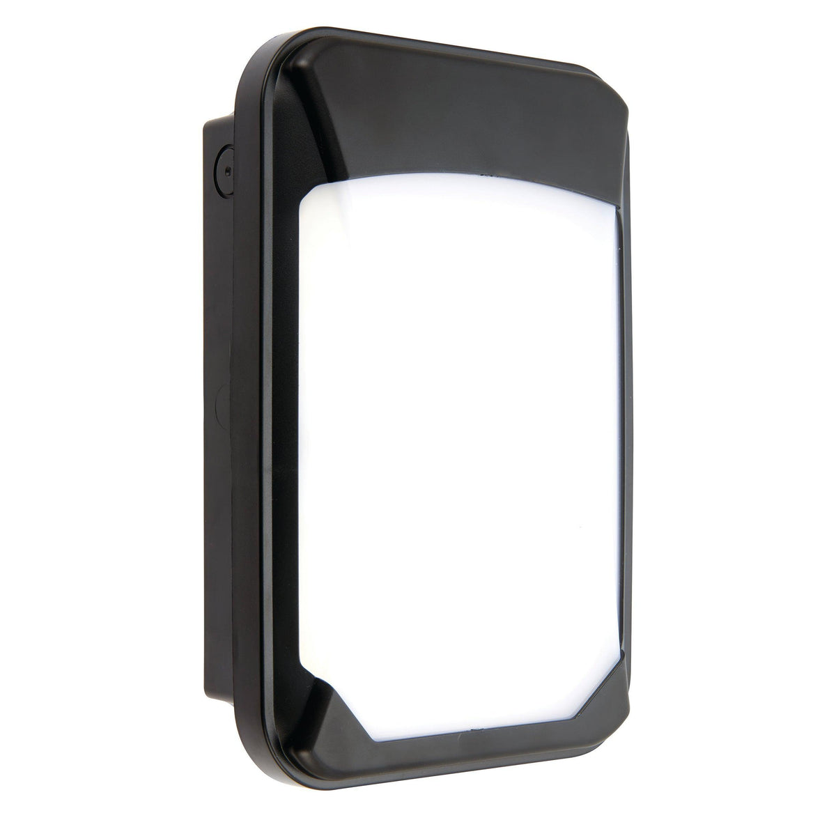 Lucca Small Black Outdoor Wall Light with Microwave Sensor IP65-warehouse-180926