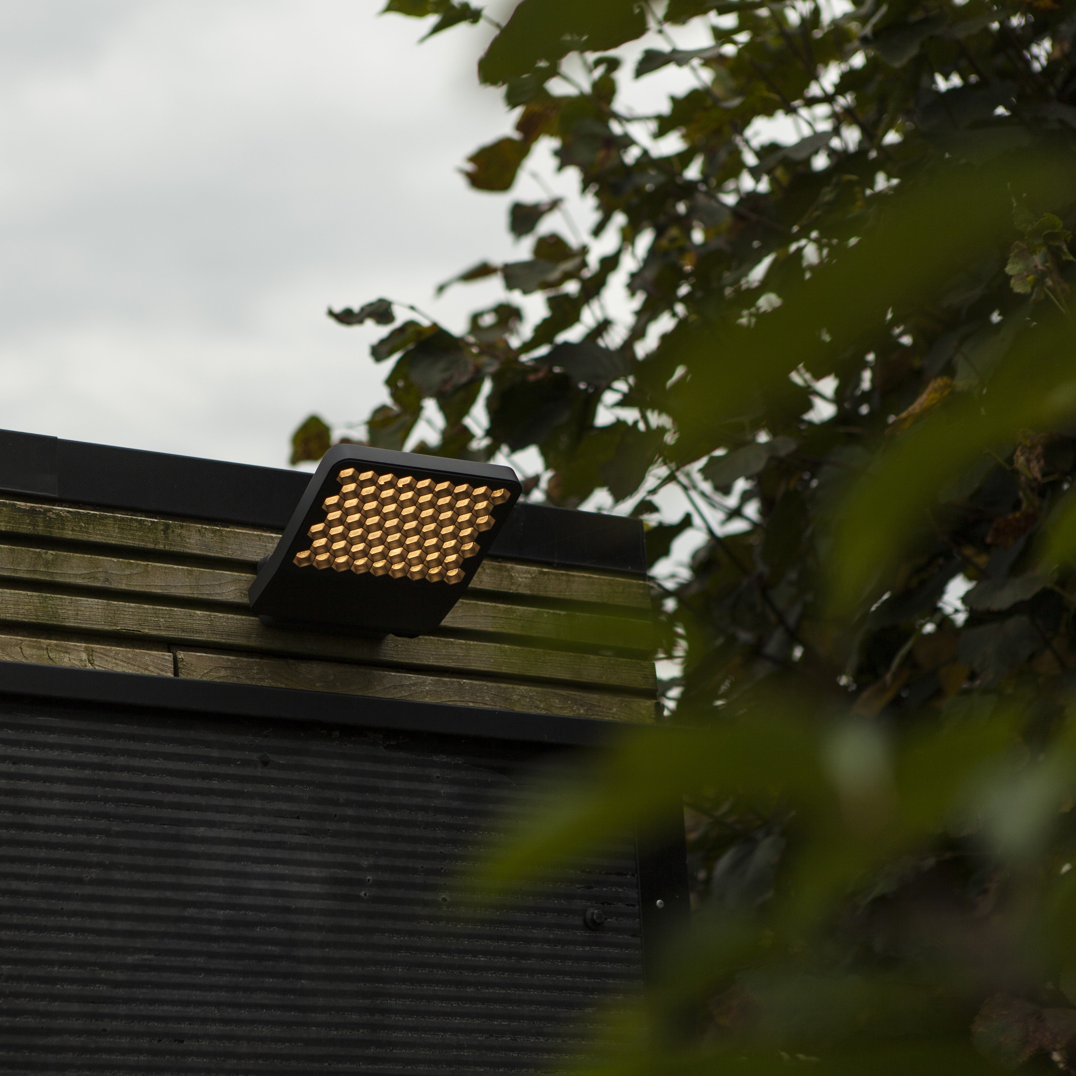 Lutec Atlantis Dark Grey Aluminium LED Flood Light 24W - Warm White