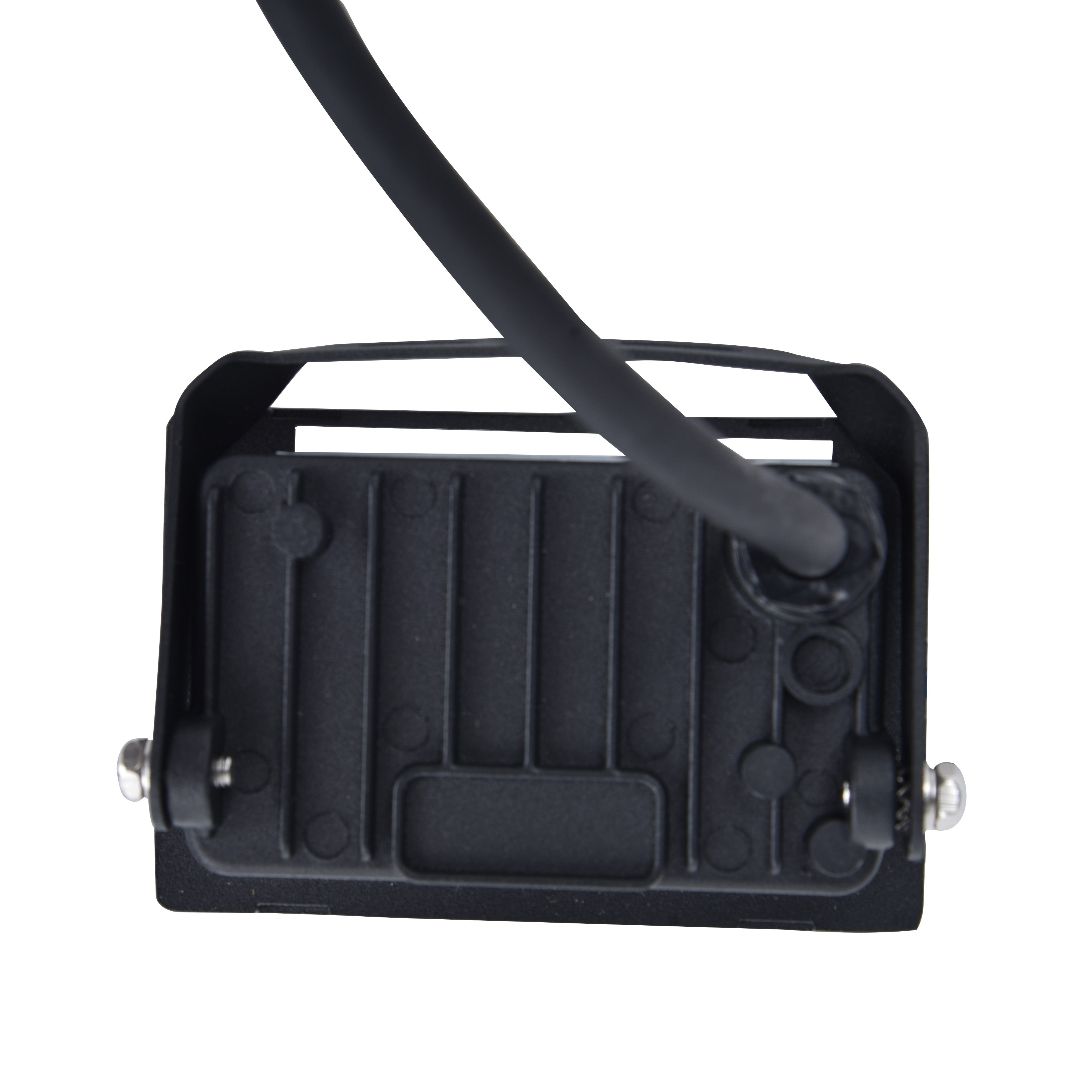 Lutec Halo 10W LED Outdoor Floodlight – Black (IP65)