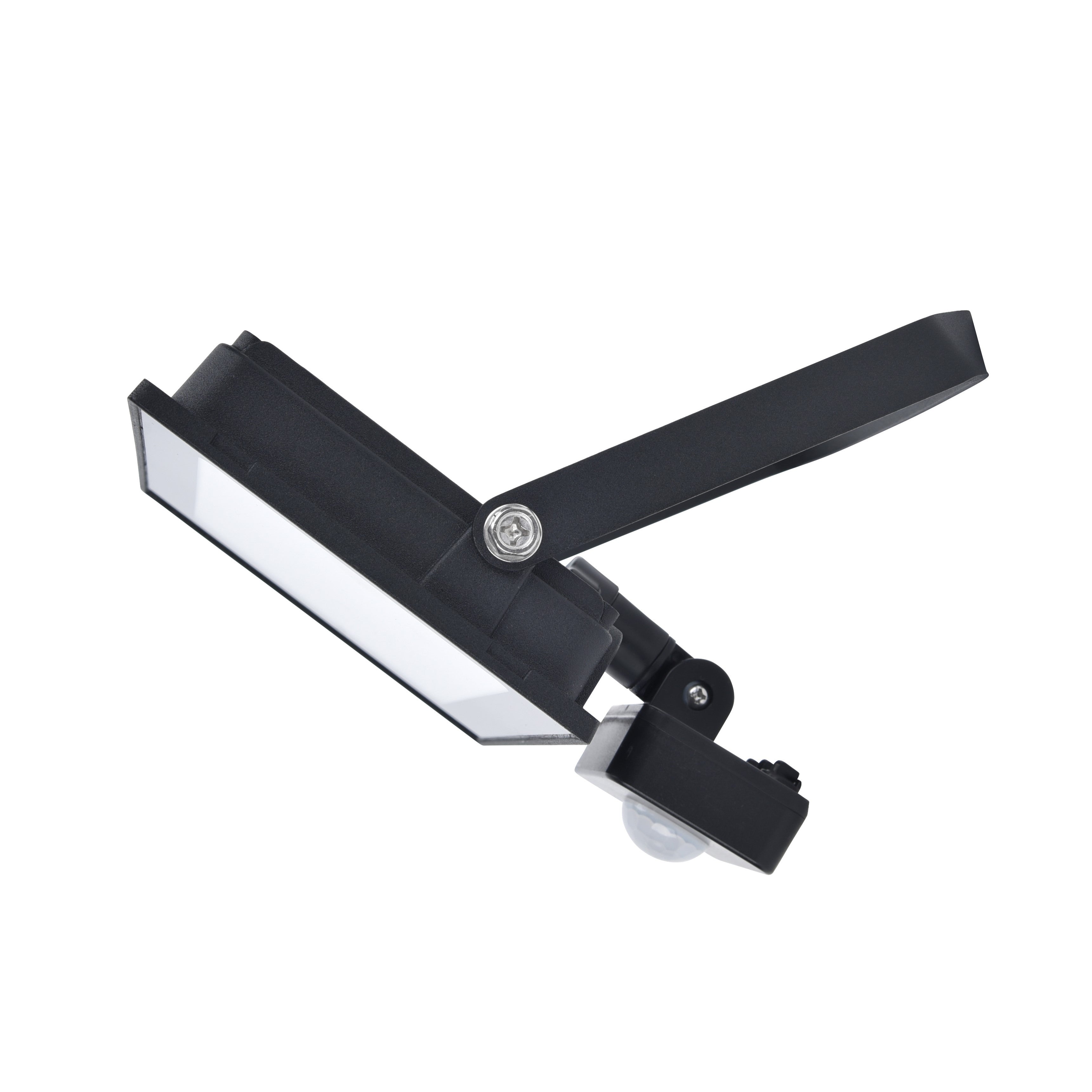 Lutec Halo 30W LED PIR Outdoor Floodlight – Black (IP44)
