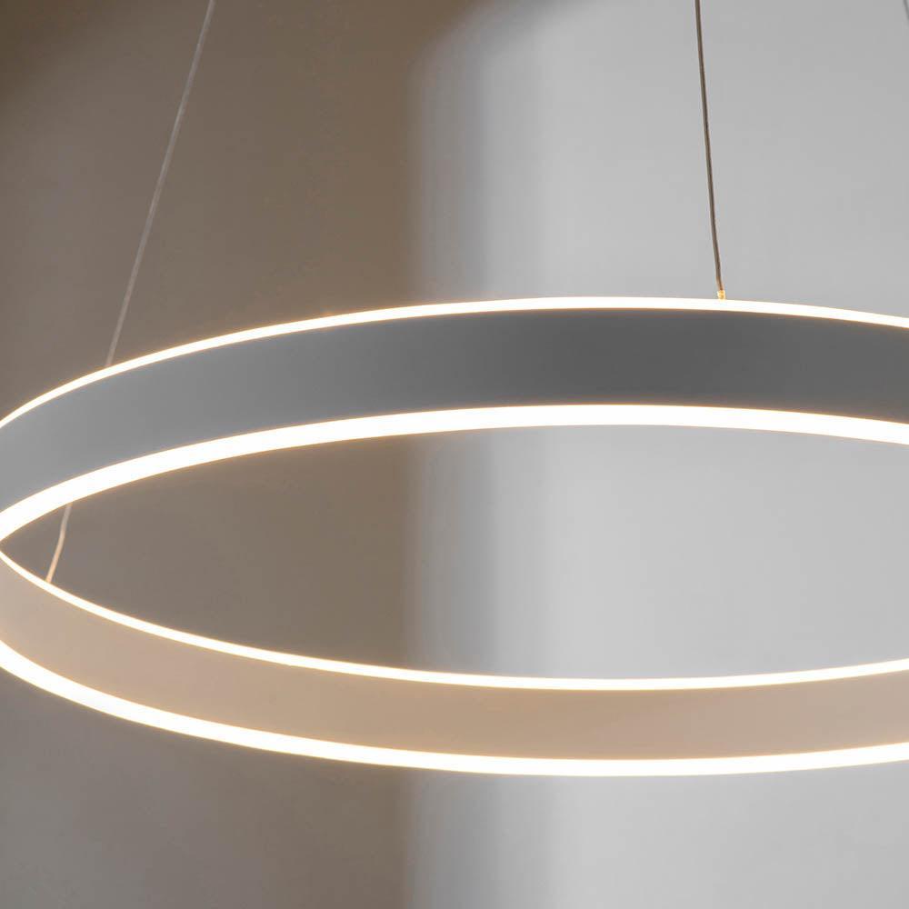 Endon Gen LED Nickel Pendant Ceiling-WAREHOUSE-40-290626