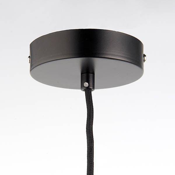Endon Studio 1 Light Medium Black Ceiling Pendant Light (Fixing Only)-warehouse-40