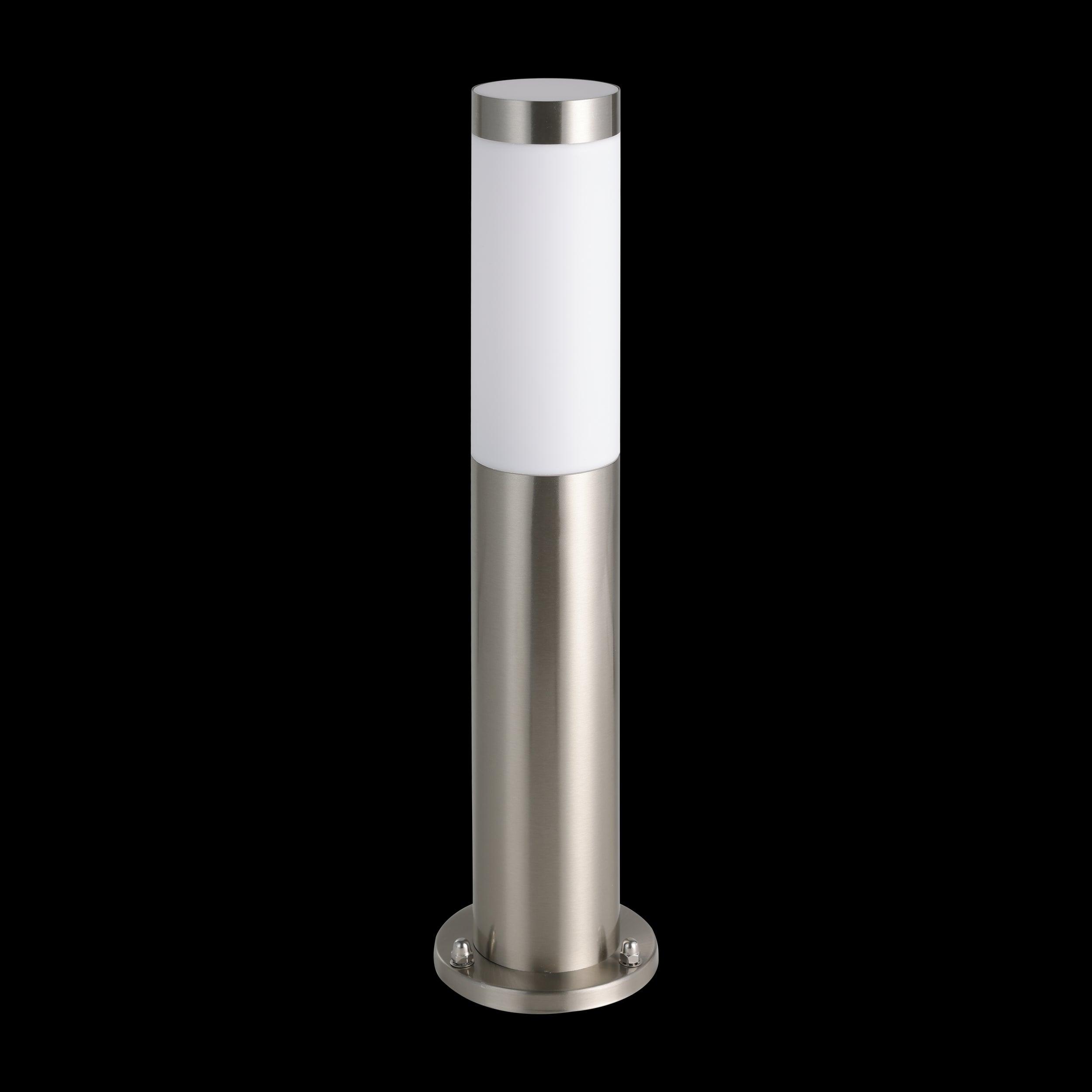 eglo helsinki silver outdoor ip65 post light 45cm living room image