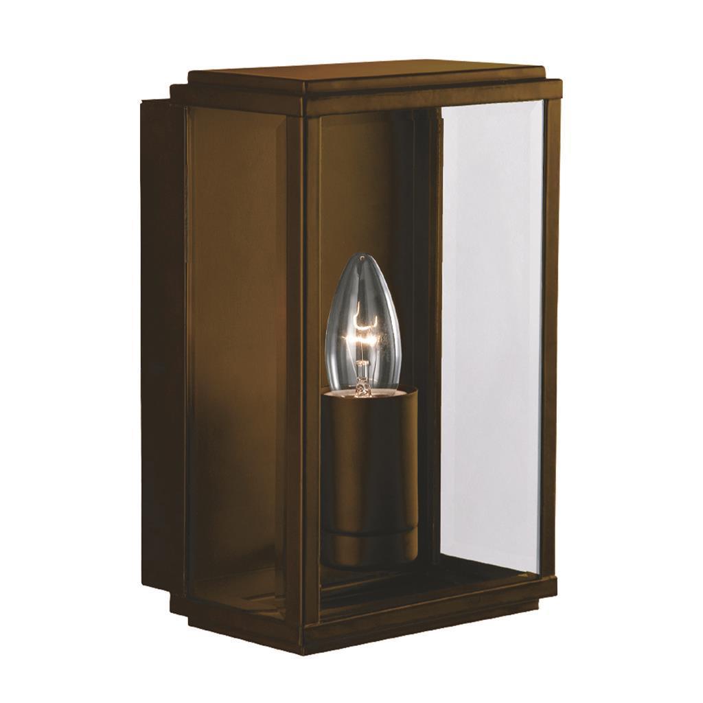 Box Outdoor 1 Light Rust Wall/Porch Lantern Searchlight-warehouse-180926