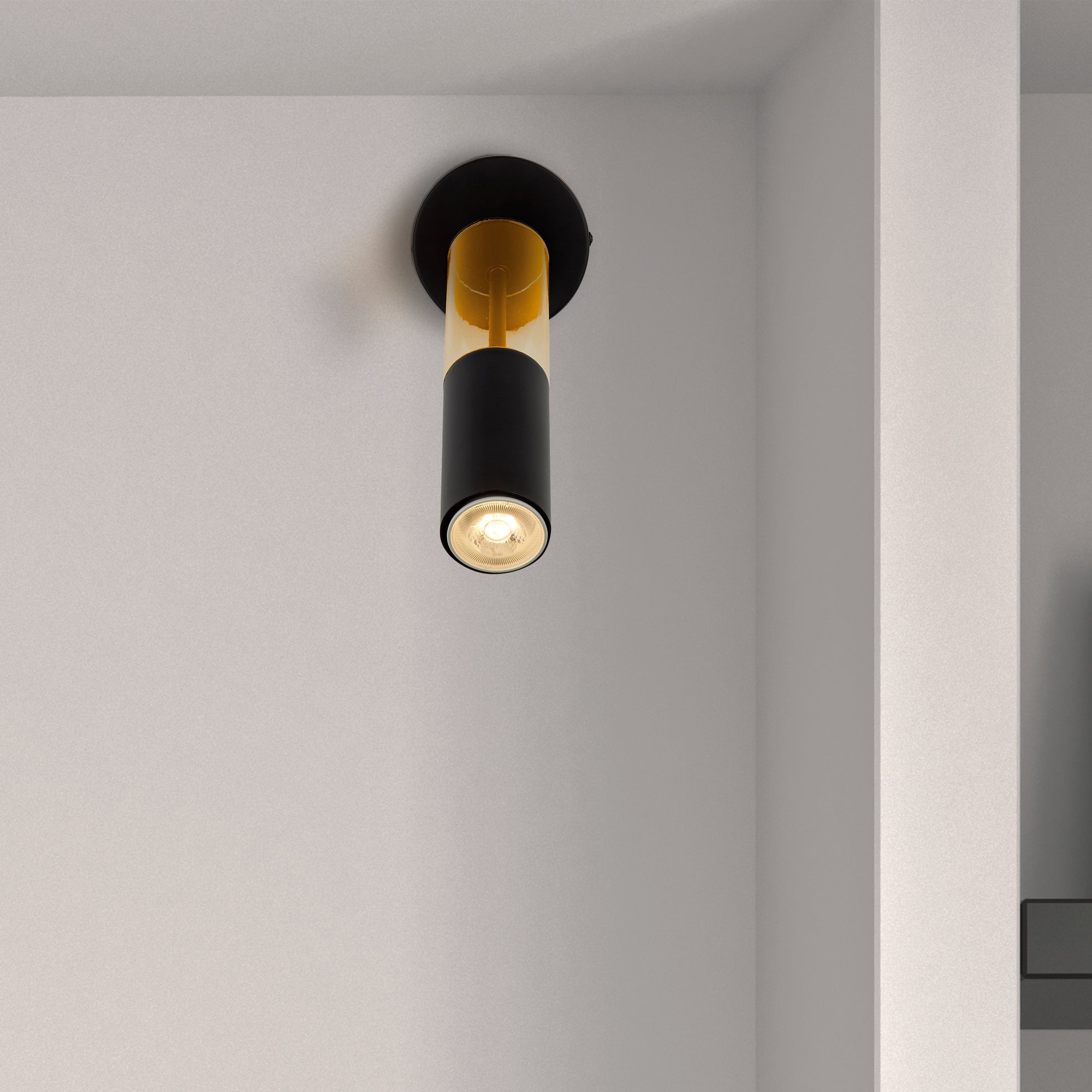 Searchlight Merrygold Black Wall Light