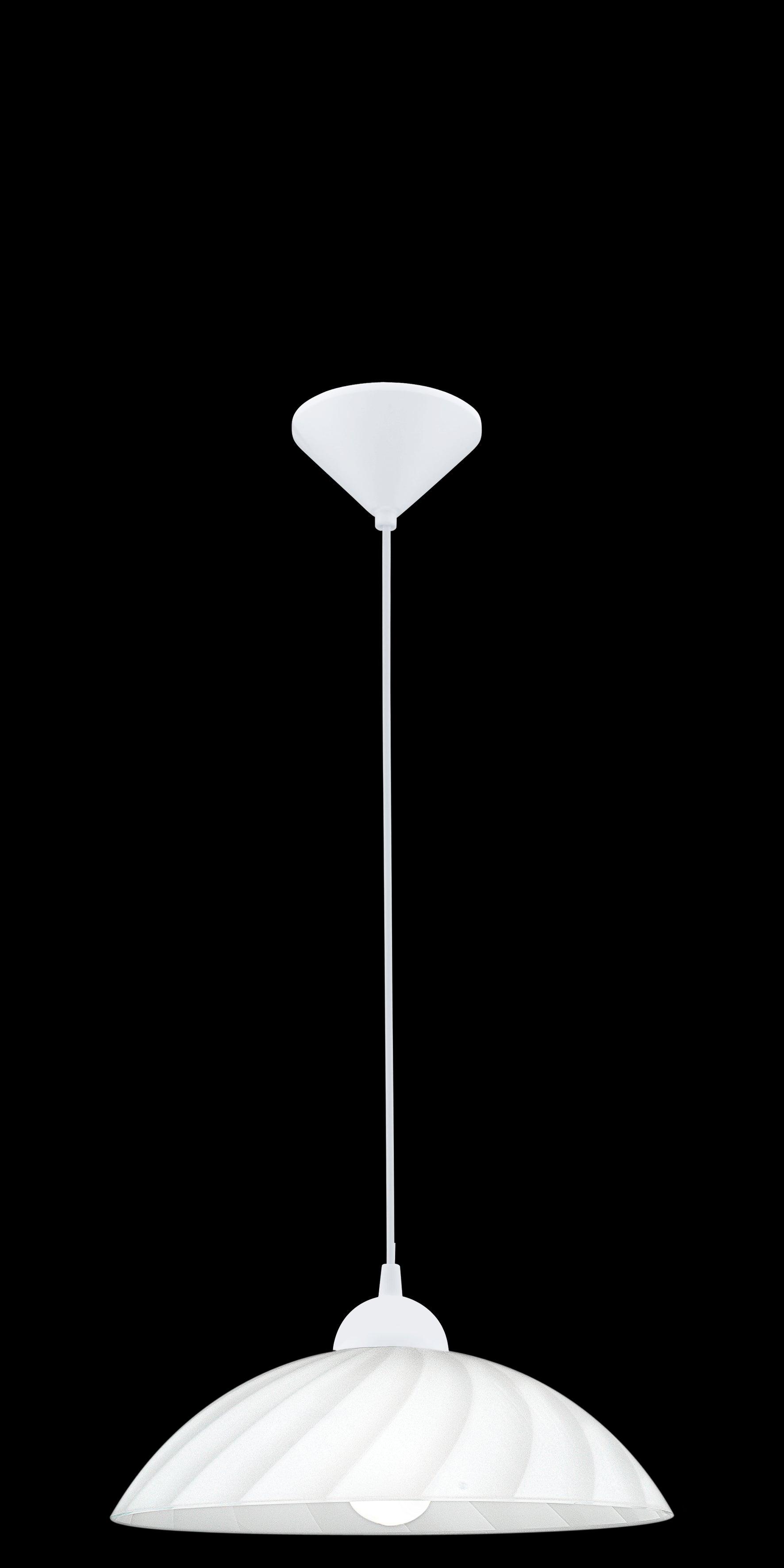 eglo vetro round satin glass ceiling pendant