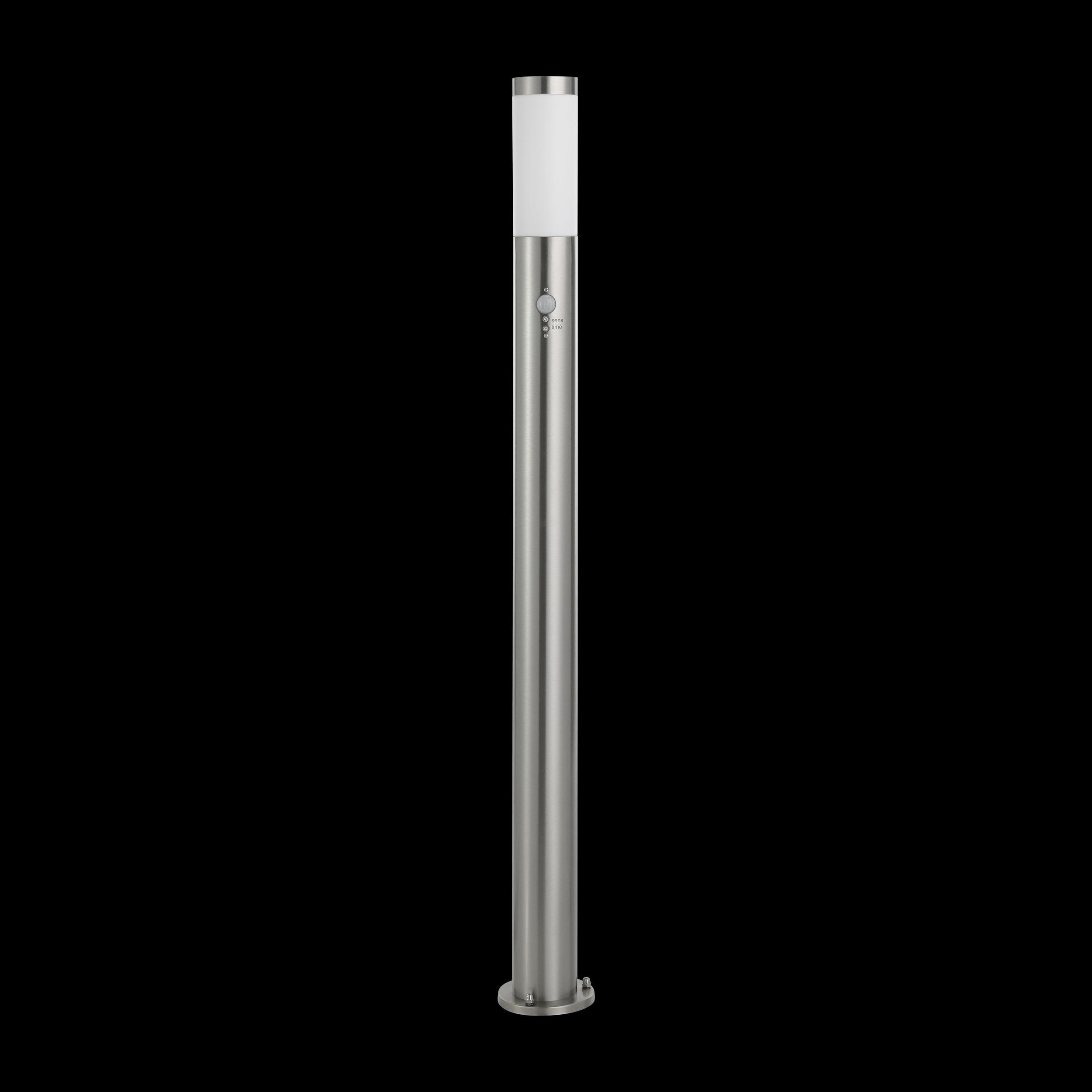 eglo helsinki stainless steel ip44 bollard with pir sensor 110cm living room image