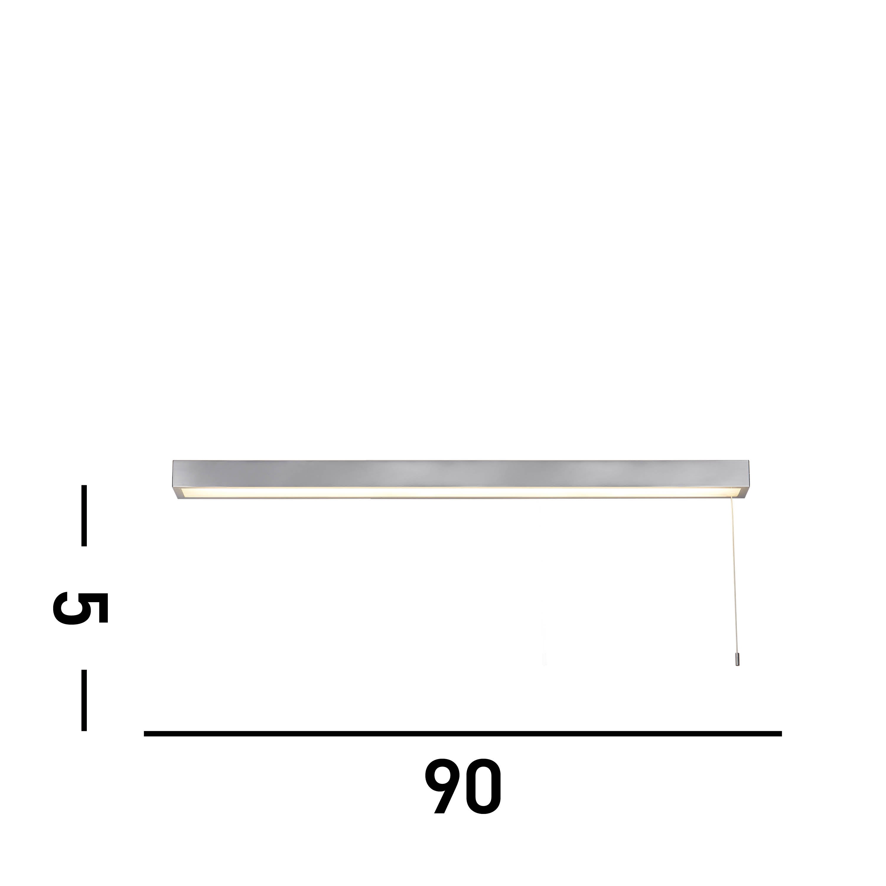 Searchlight Venti Chrome Wall Light