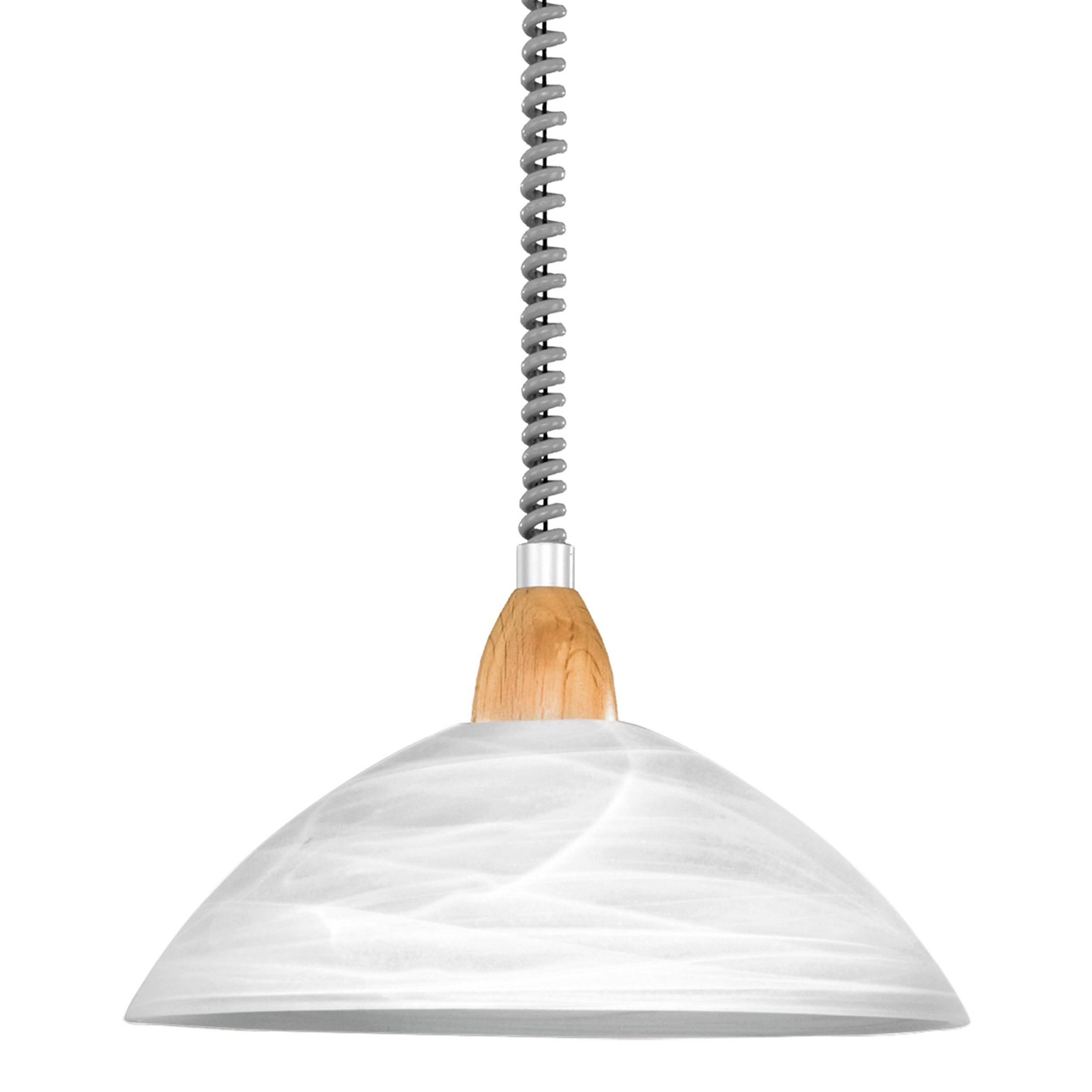 eglo lord 2 white alabaster glass nickel beech pendant living room image