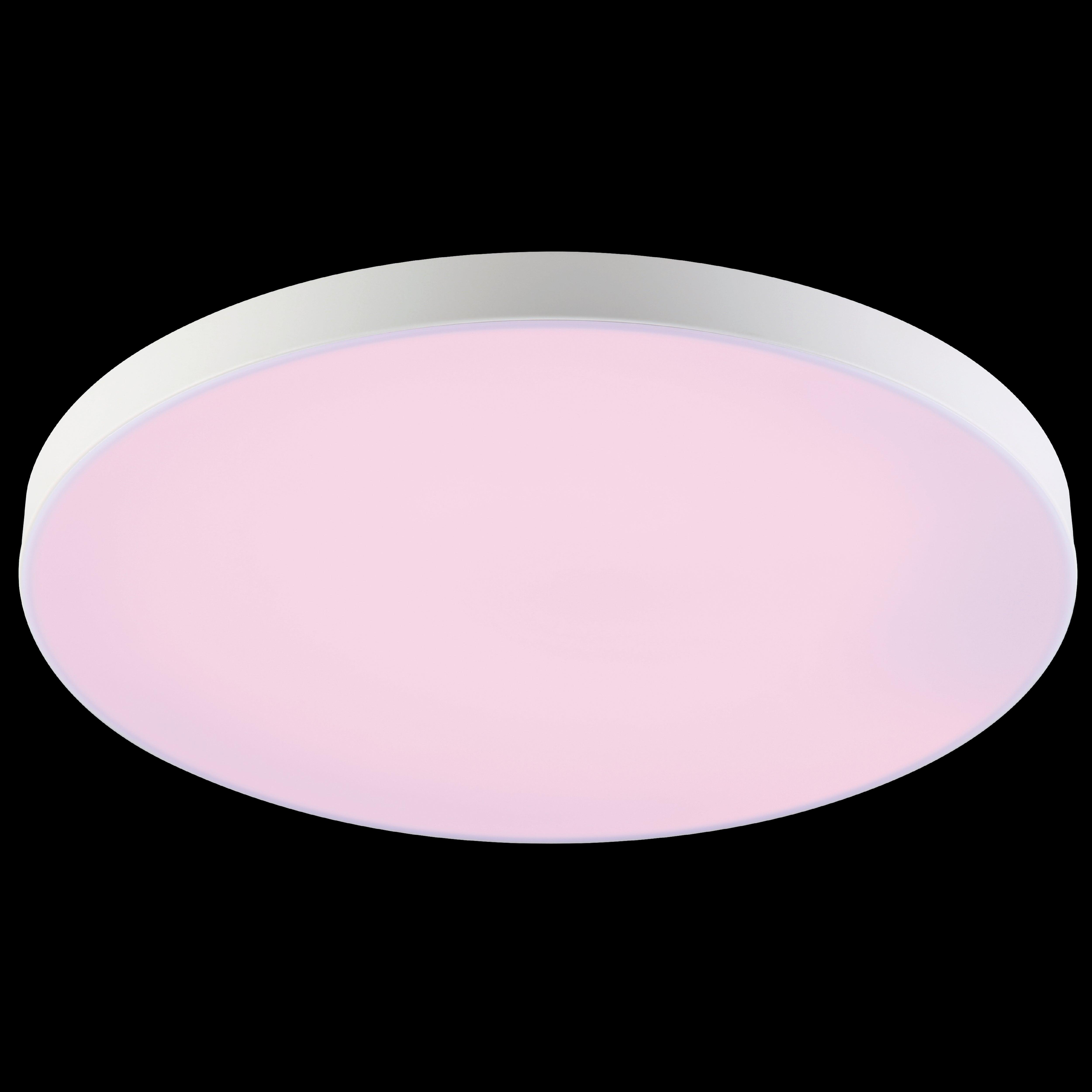 eglo connect turcona z smart round white led ceiling flush 45cm living room image