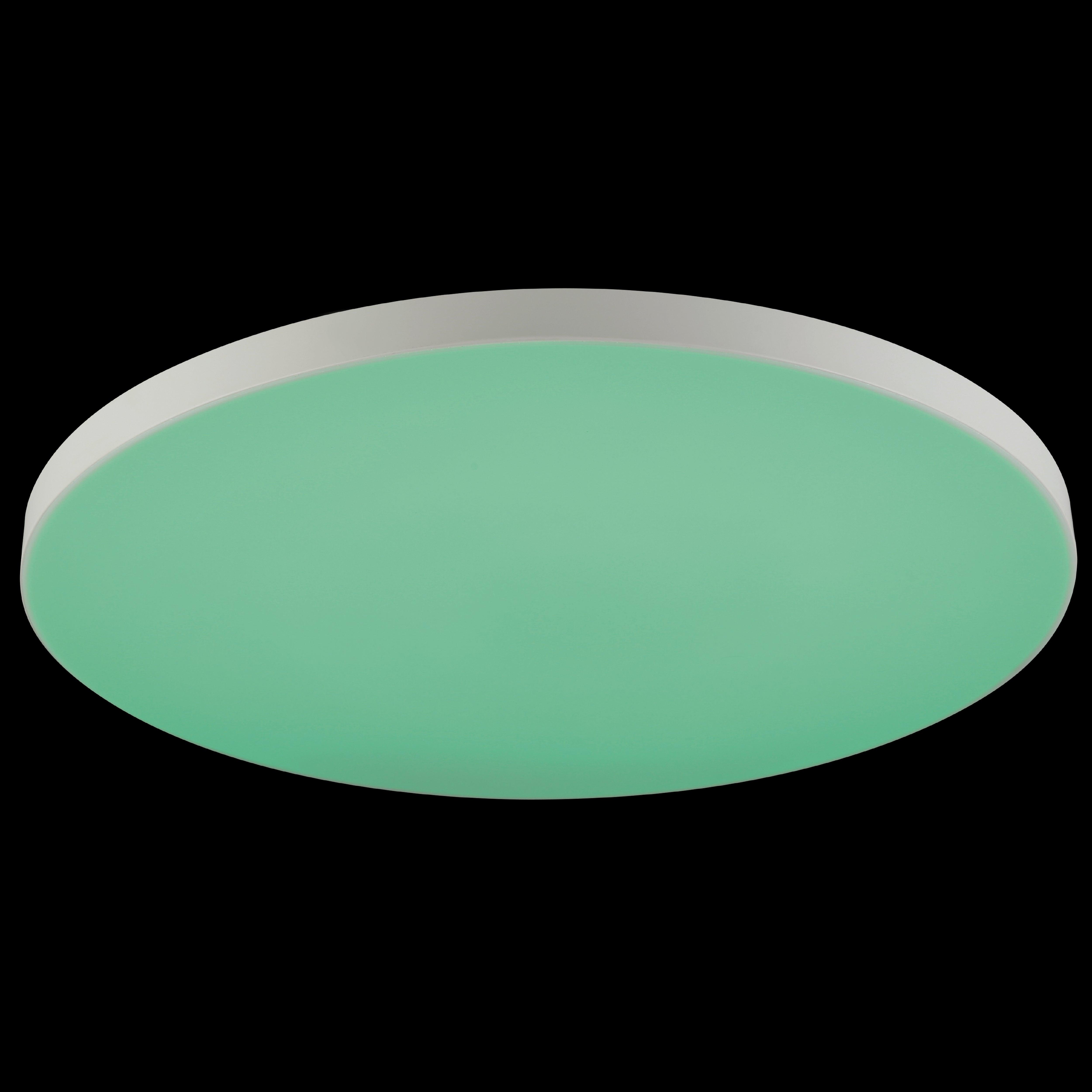 eglo connect turcona z smart led round white flush ceiling light 60cm living room close up