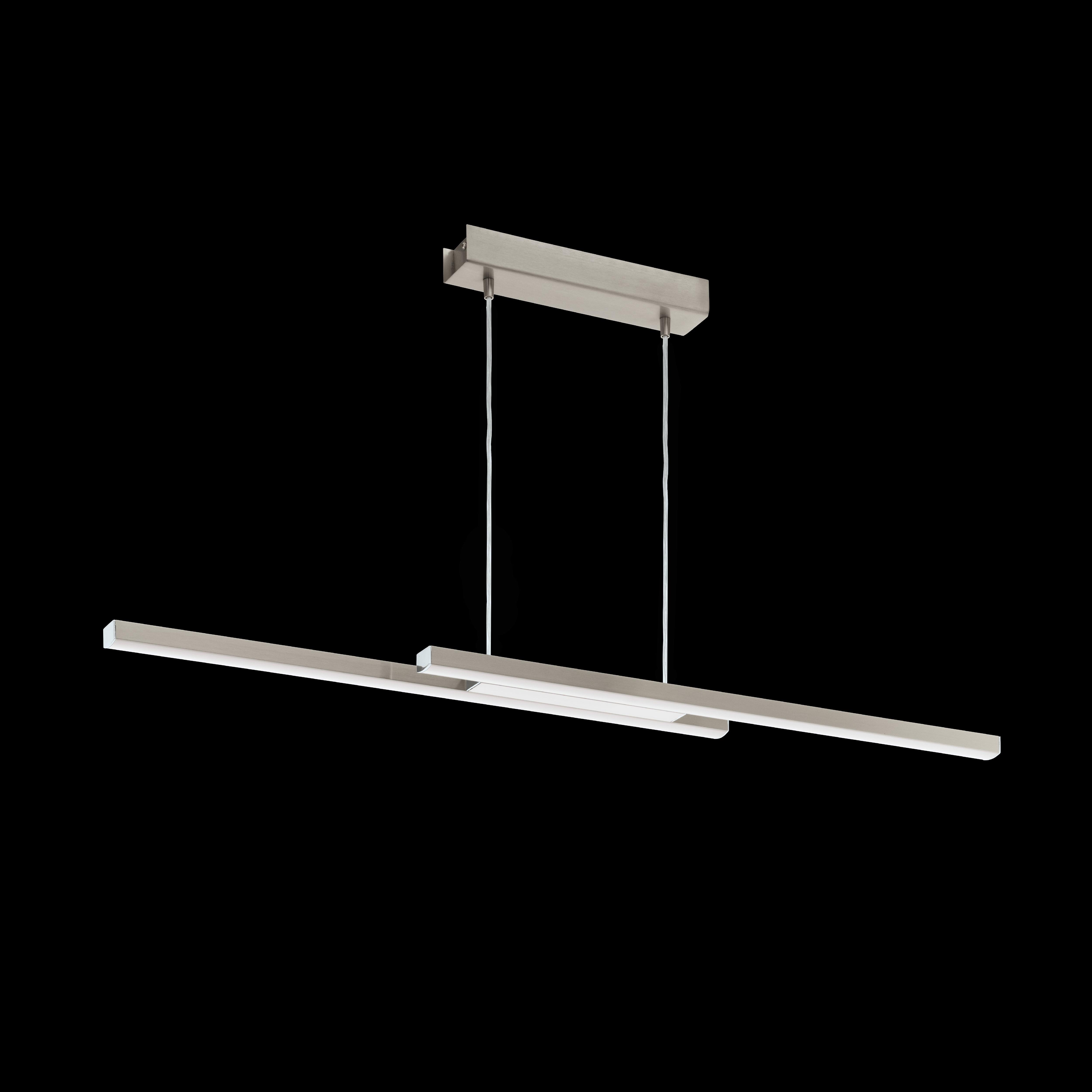eglo connect fraioli z smart led nickel ceiling pendant